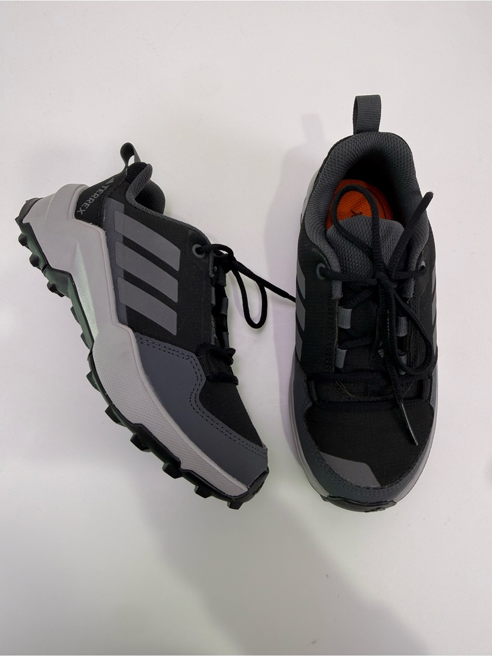 Adidas Terrex AX4R Hiking Shoes Gray Kids Size 12